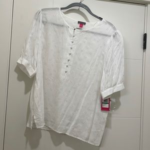 White Vince Camuto NWT blouse